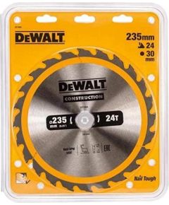 Griešanas disks kokam DeWalt DT1954-QZ; 235x30 mm; Z24