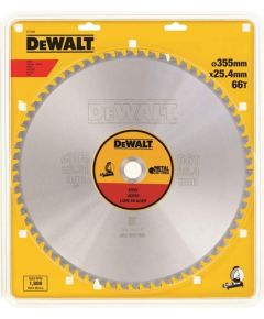 Griešanas disks metālam DeWalt; 355x2,31x25,4 mm; Z90; 1,5°