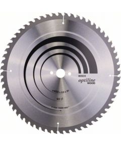 Griešanas disks kokam Bosch OPTILINE WOOD; 400x3,5x30,0 mm; Z60; 10°