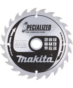 Griešanas disks kokam Makita; 165x1,5x20,0 mm; Z24; 20°