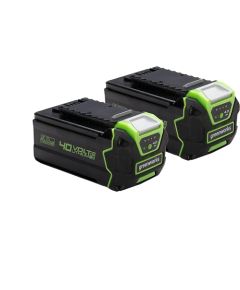 Akumulators Greenworks G40BK4X; 40 V; 4,0 Ah; Li-ion; 2 gab.