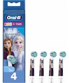 Oral-B Toothbruch replacement EB10 4 Frozen II Heads, For kids, Number of brush heads included 4