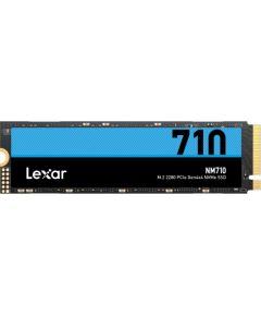 Lexar M.2 NVMe SSD NM710 1TB SSD form factor M.2 2280, SSD interface PCIe Gen4x4, Write speed 4500 MB/s, Read speed 5000 MB/s