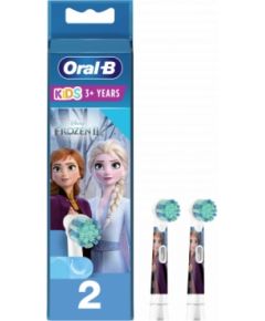 Oral-B Toothbruch replacement EB10 2 Frozen II Heads, For kids, Number of brush heads included 2