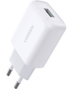 UGREEN CD122 charger, USB-A, QC3.0, 18W (white)