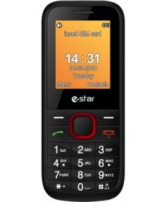 eSTAR X18 Feature Phone Dual SIM Red