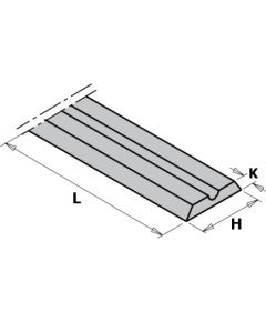 Ēveles asmeņi CMT 790.992.00; 92x5,5x1,1 mm; HWM; 10 gab.