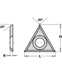 Ēveles asmeņi CMT 790.220.02; 22x19x2 mm; HW-MG; 1 gab.