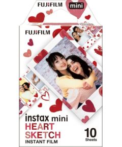 Fujifilm Instax Mini 1x10 Heart Sketch