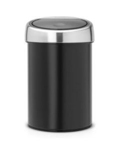 Brabantia atkritumu tvertne Touch Bin, 3l, matt black