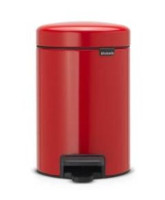 Brabantia atkritumu tvertne ar pedāli NewIcon, 3l, passion red