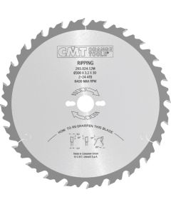 Griešanas disks kokam CMT 293; 350x3,5x35; Z28; 10°