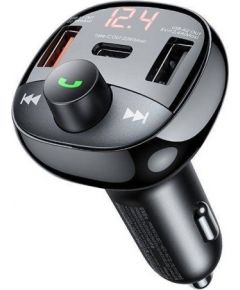 Remax RCC331 Bluetooth Transmitter FM Raidītājs MP3 / 2xUSB / Type-C / MicroSD Auto FM Transmiteri un Carplay ierīces