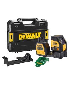 DEWALT DCE088NG18-XJ  Krustlīniju lāzera līmeņrādis 12/18V (bez akumulatora un lādētāja) zaļš stars