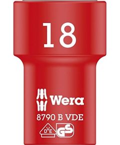 Wera Cyclops socket wrench bit 18x46 - 8790 B VDE, insulated, with 3/8 "drive