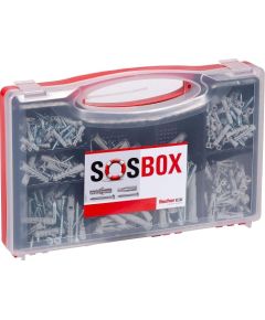 Fischer SOSBOX Dowel S plus FU with screws - light gray - 360-part