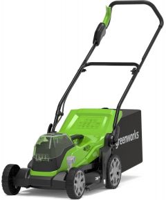 Zāles pļāvējs Greenworks G24X2LM36; 2x24 V (bez akumulatora un lādētāja)