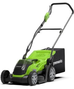 Zāles pļāvējs Greenworks G40LM35; 40 V (bez akumulatora un lādētāja)