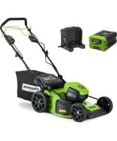 Akumulatora zāles pļāvēja pašgājējs Greenworks GD60LM46SPK4; 60 V; 1x4,0 Ah akum.