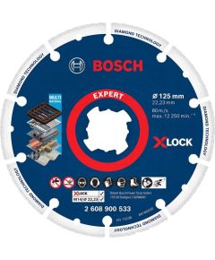 Bosch X-LOCK diamond metal disc Metal Cutting 125x22.23 - 2608900533