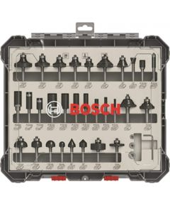 Bosch cutter set 30 pcs Mixed 6mm shank - 2607017474
