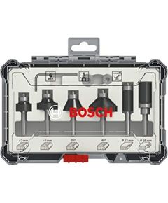 Bosch cutter set 6 pcs Trim & Edging 6mm - 2607017468 shank