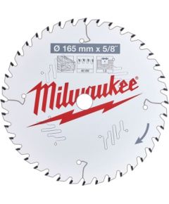 Griešanas disks kokam Milwaukee 4932471312; 165x15,87x1,6 mm; Z40; 18°
