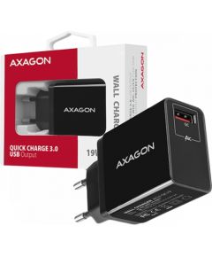 AXAGON ACU-QC19 wall charger 1x QC3.0/AFC/FCP/SMART, 19W, black