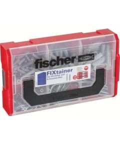 Fischer FIXtainer SX dowel and screw box - with screws - 210 pieces