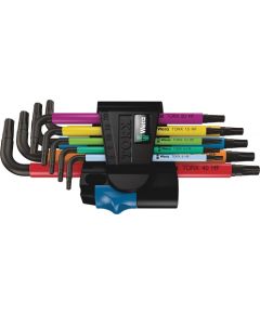 Wera angle key set 967 SL / 9 TORX HF - screwdriver