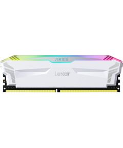 Lexar DDR4 16GB - 4000 - CL - 18 - Single-Kit - DIMM, LD4EU008G-R4000GDWA, Ares Gaming, XMP, white