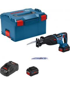 Bosch cordless saber saw BITURBO GSA 18V-28 Professional (blue/black, 2x battery ProCORE18V 5.5Ah, in L-BOXX)