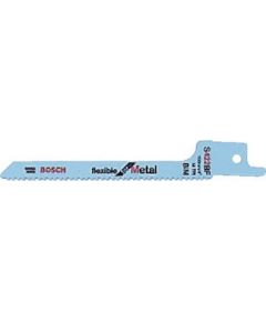 Bosch saber saw blade S 522 BF Flexible for Metal, 100mm (5 pieces)