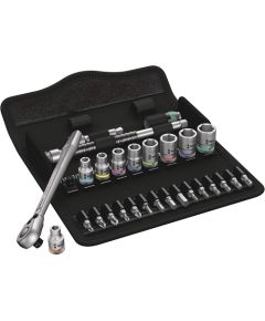 Wera Zyklop 8100 SA 11 1/4  28 pieces - Metal ratchet set