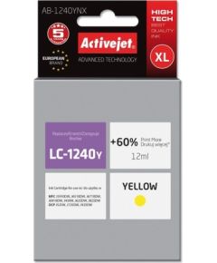 Activejet AB-1240YNX ink (replacement for Brother LC1220Bk/LC1240Bk; Supreme; 12 ml; yellow)