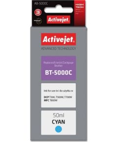 Activejet AB-5000C ink (replacement for Brother BT-5000C; Supreme; 50 ml; cyan)