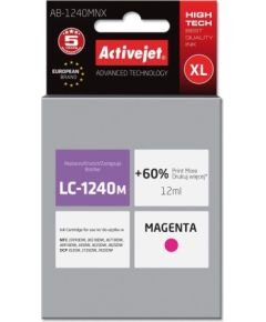 Activejet AB-1240MNX ink for Brother printer; Brother LC1220Bk/LC1240Bk replacement; Supreme; 12 ml; magenta