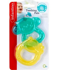 INFANTINO Atvēsinošana smaganu rotaļlieta, Safari, 2gb