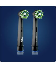 BRAUN el.zobu birstes uzgalis Cross Action Black Edition,  2 gab - EB 50BRB-2 Uzgaļi elektriskajām zobu birstēm