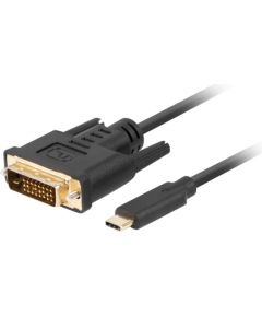 Lanberg CA-CMDV-10CU-0018-BK video cable adapter 1.8 m USB Type-C DVI-D Black