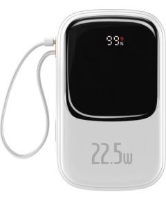 Powerbank Baseus Qpow PRO with cable, 20000mAh, 22.5W (White)