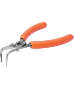 Bahco Mini needle nose pliers 125mm, with bent nose 90° Knaibles un stangas