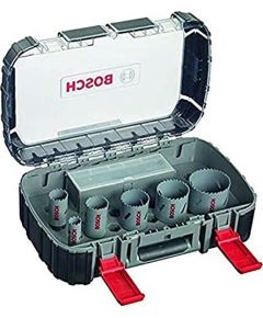 Bosch Hole saw set HSS bimetal electrician, 11 pieces