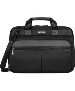 Targus Mobile Elite Topload Fits up to size 15.6-16 ", Briefcase, Black, Shoulder strap