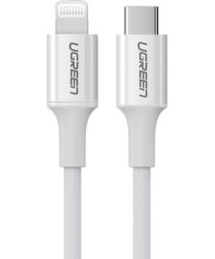 Cable Lightning to USB-C UGREEN 3A US171, 1.5m (white)