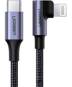 Lightning to USB-C 2.0 Angled Cable UGREEN US305, 3A, 1.5m