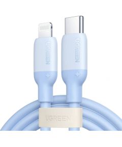 UGREEN USB-C to Lightning Charging Cable, PD 3A, 1m (blue)