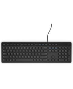 Dell KB216 Standard, Wired, Keyboard layout EN/RU, Black, Russian, Numeric keypad, 503 g