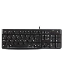 Logitech K120 wired, USB, Keyboard layout EN, 1.5 m, Black, 550 g