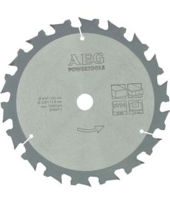 Griešanas disks kokam AEG 4932430366; 165x1,5x15,8 mm; Z18